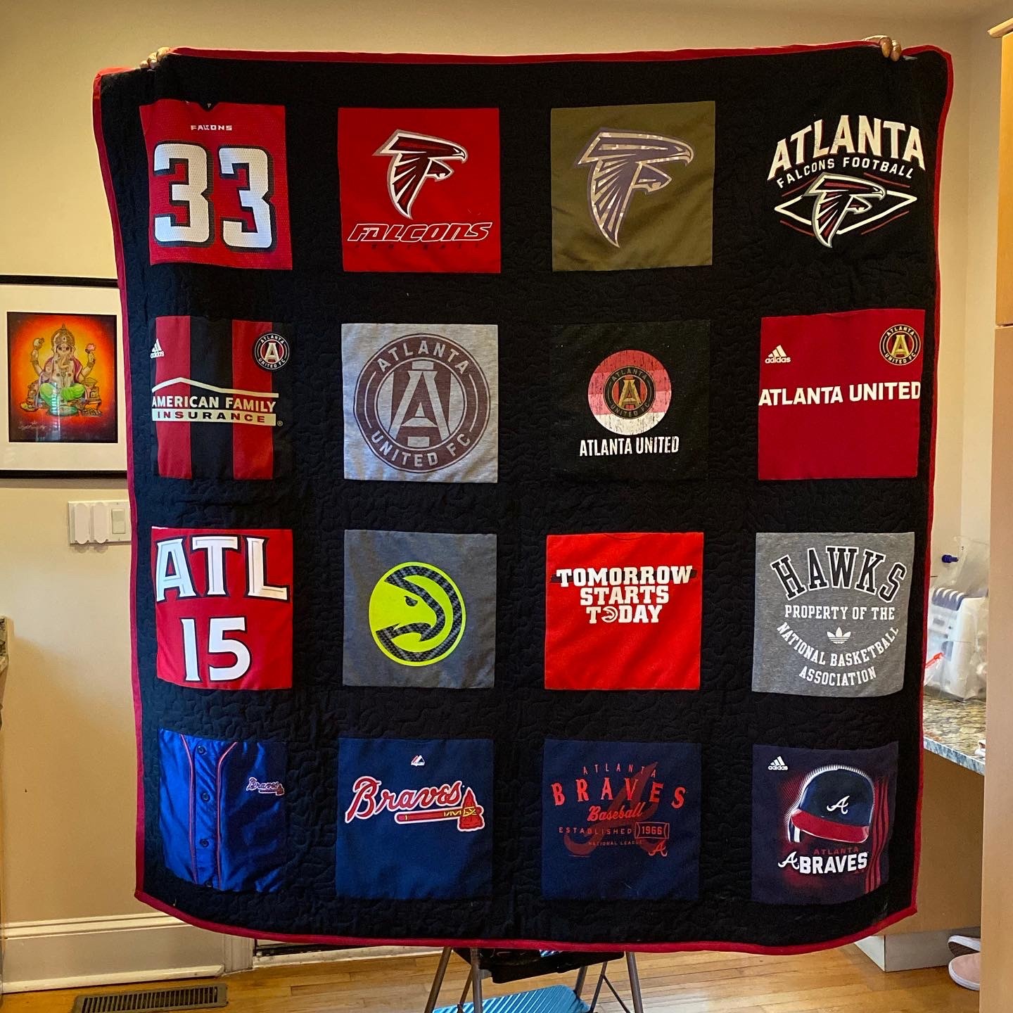 Atlanta Sports Team Quilt