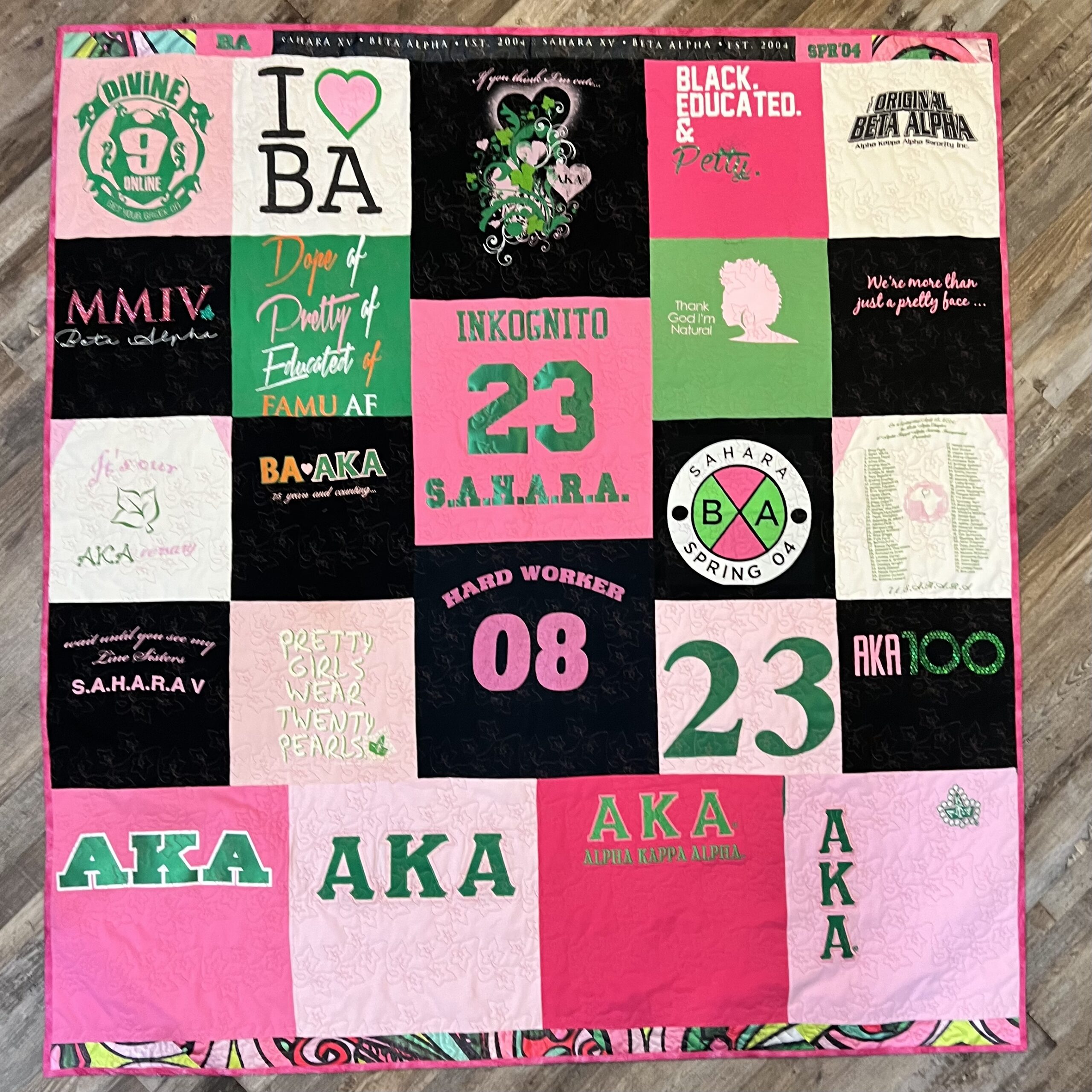 AKA  Tshirt Quilt