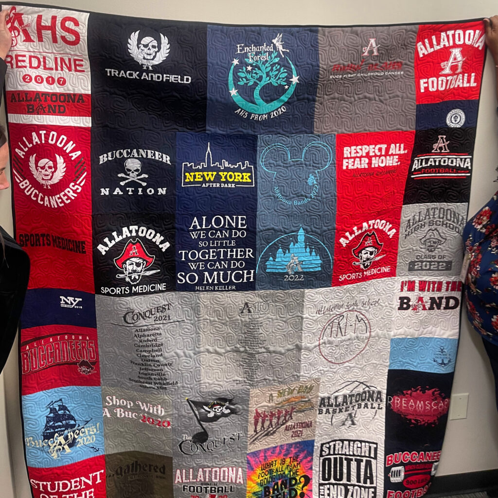 High School Memory Quilt