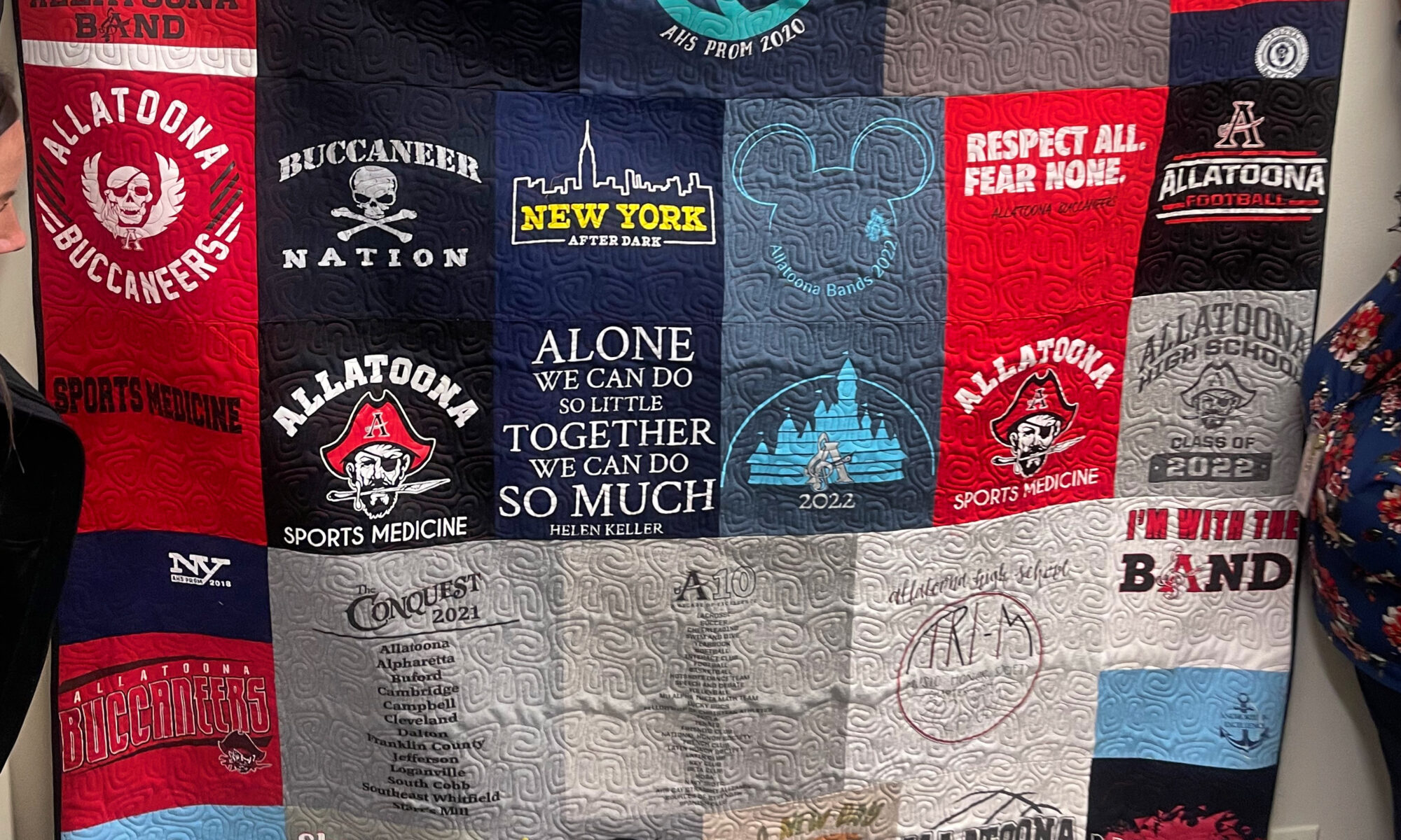 High School Memory Quilt