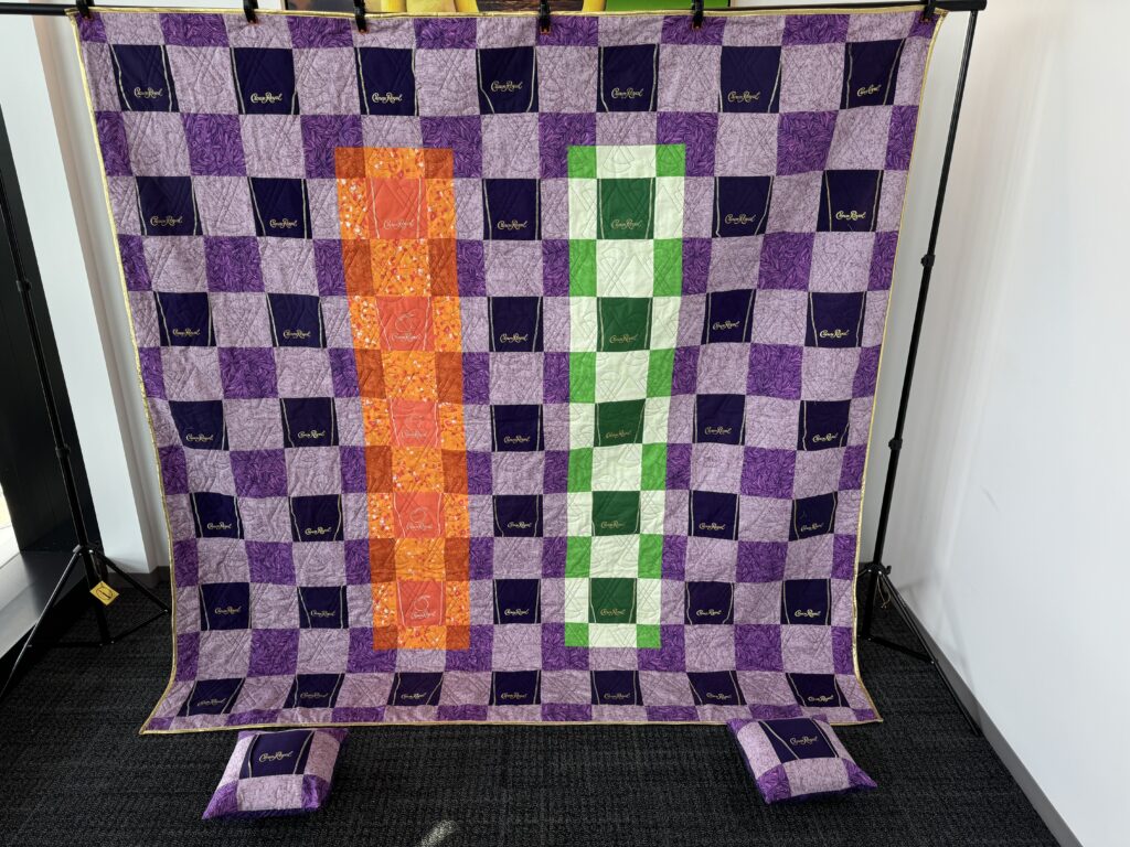 Crown Royal custom quilt